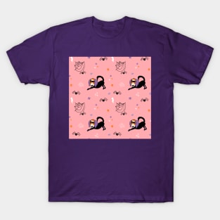 Cute print with a dog in a spider costume T-Shirt